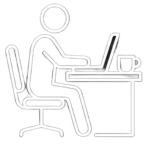 posture travail de bureau travailleur de bureau avec douleur au cou Lebourgneuf